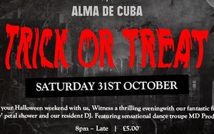 WIN A Pair Of Tickets To Alma De Cuba's Halloween Party
