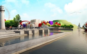 Revealed: Brightly coloured blueprint for Garden Festival site