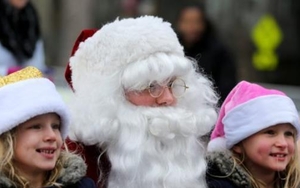 Santa visits Manchester Ice Rink