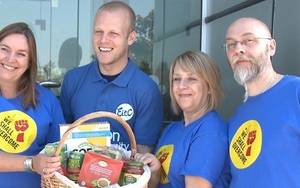 Everton's Naismith kicks off derby day foodbank appeal