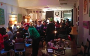 Christmas dinner is served for 1,000 homeless people in Liverpool