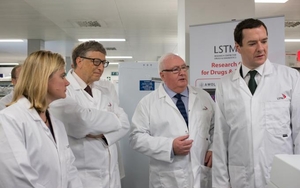 Bill Gates in London Road to launch £3bn malaria wipeout