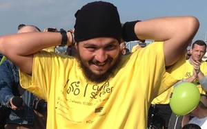 Lean, tanned and bearded - the Cycling Scouser makes it home