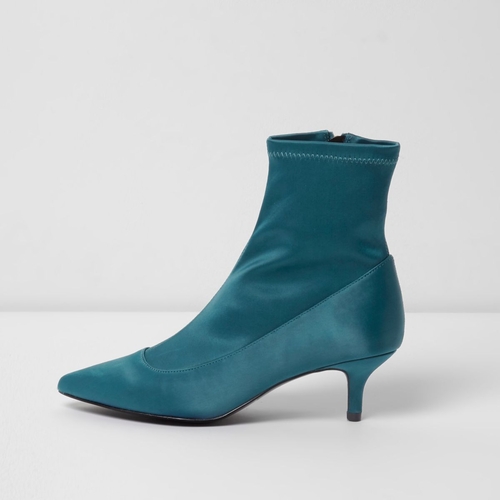 Sock ankle boots with diamond pattern | Elisabetta Franchi® Outlet