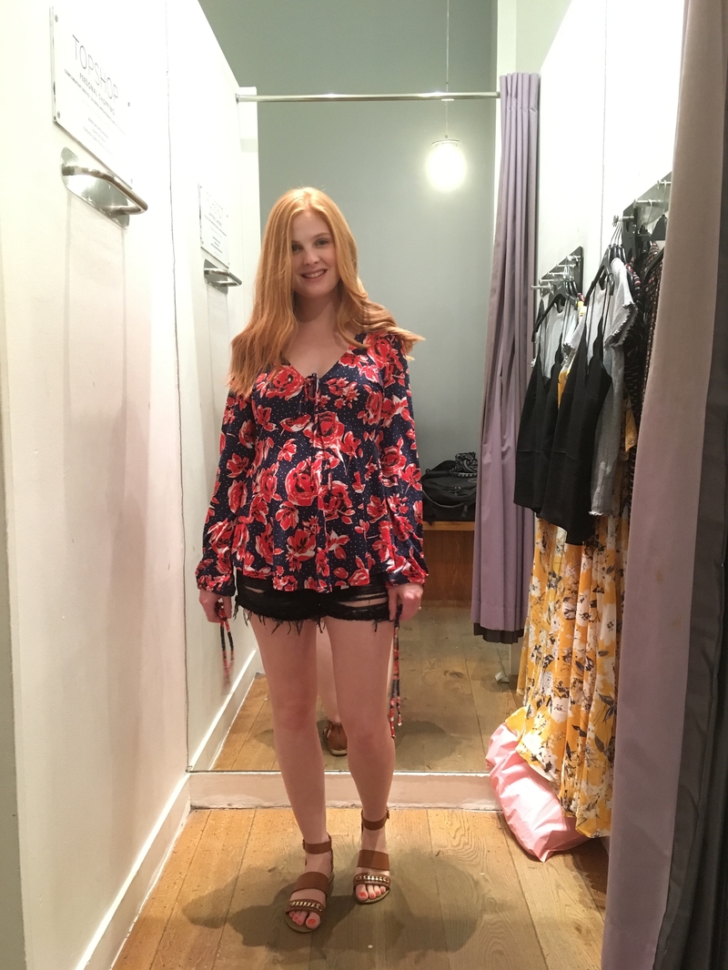 2018 6 14 Tophsop Maternity Floral Top