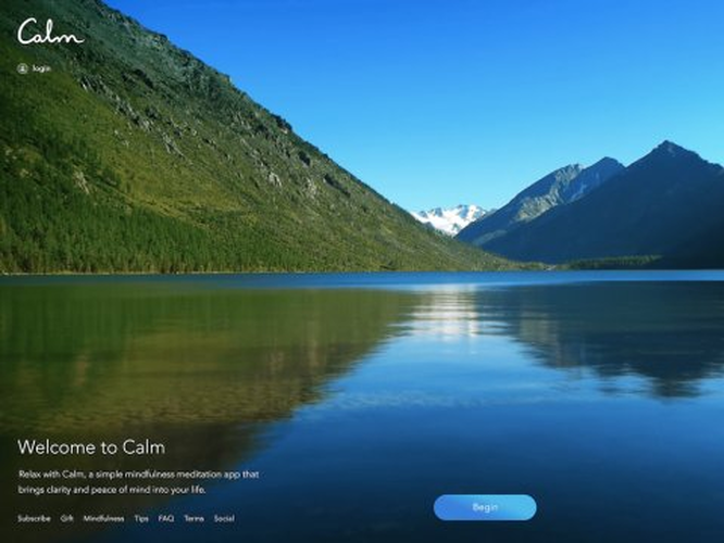 2018 12 20 Calm Meditation App