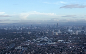 Manchester Skyline Aerial Photo