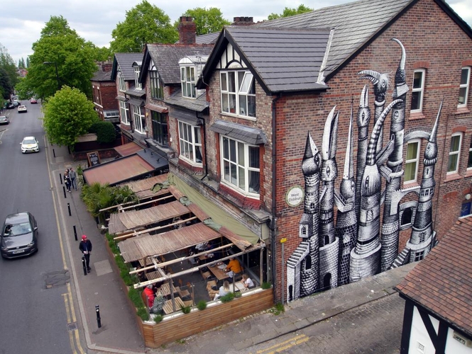 Chasing Dreams not Dragons: Didsbury's new street art unveiled