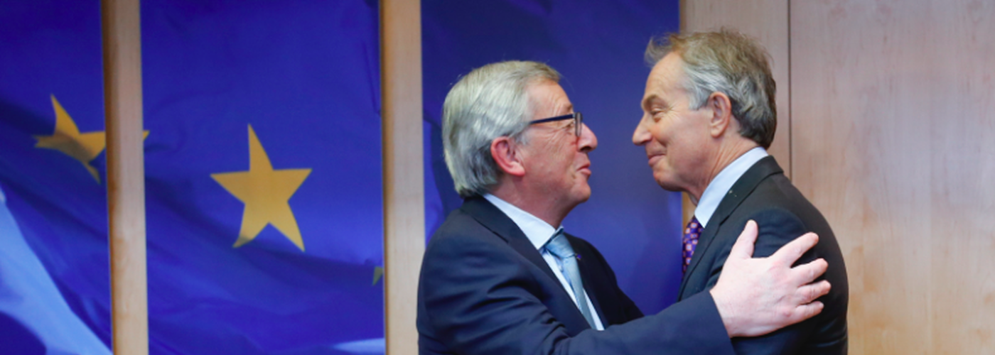 Tony Blair Juncker Eu