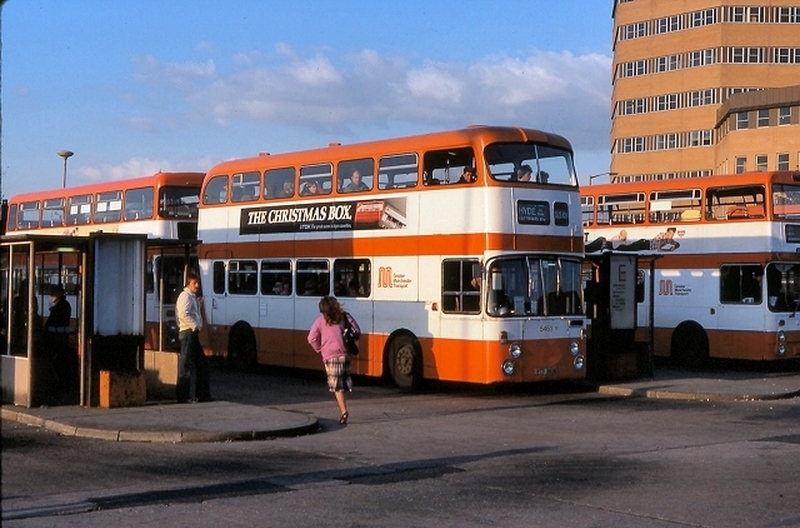 Manchester 1980S Ashton Under Lyne Bus