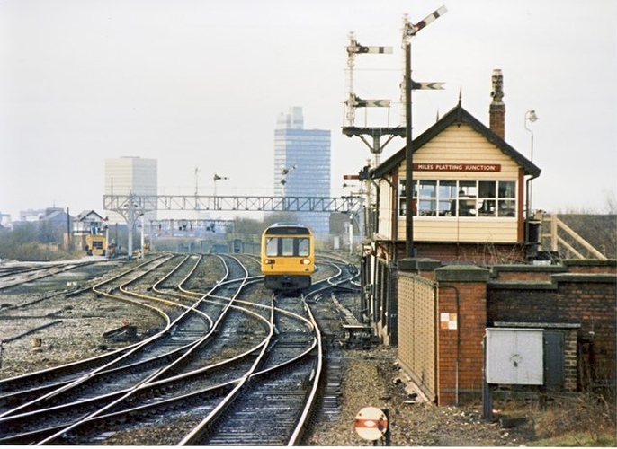 Manchester 1980S Miles Platting Rail 1989
