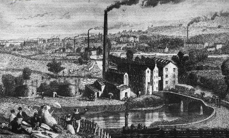 Mills Summerseat Cotton Mills Near Bury 1850