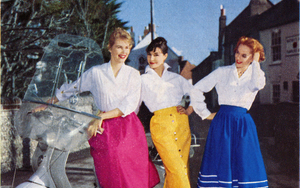 170615 Ms Vintage Fashion Skirts Feb 1958