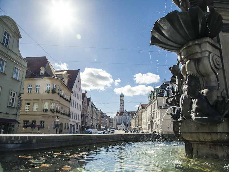 Fountain In Augsburg – Bernhard Huber