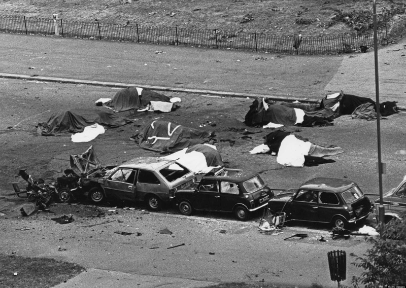 Seven Horses Of The Queens Household Cavalry Lie Dead Or Dying After The Ira Detonated A Nail Bomb 1982 3