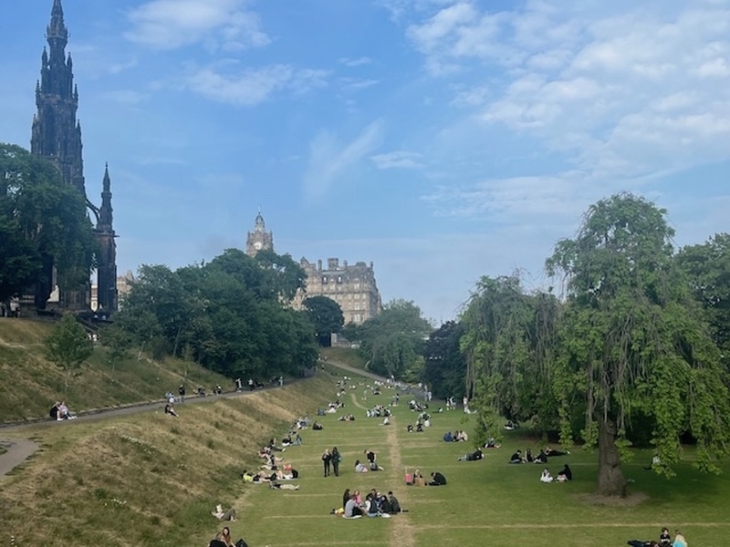 Edinburgh Princess St Gardens