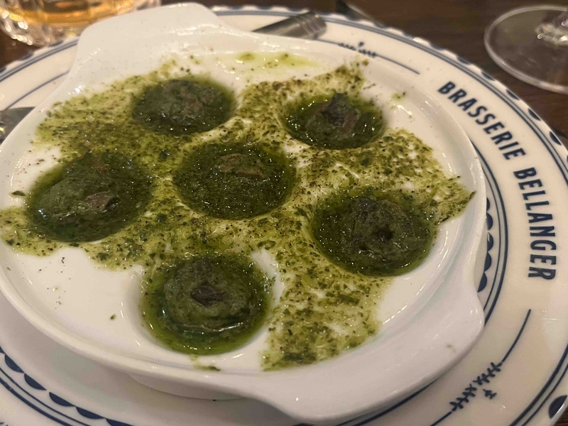 Paris Snails At Brasserie Belanger