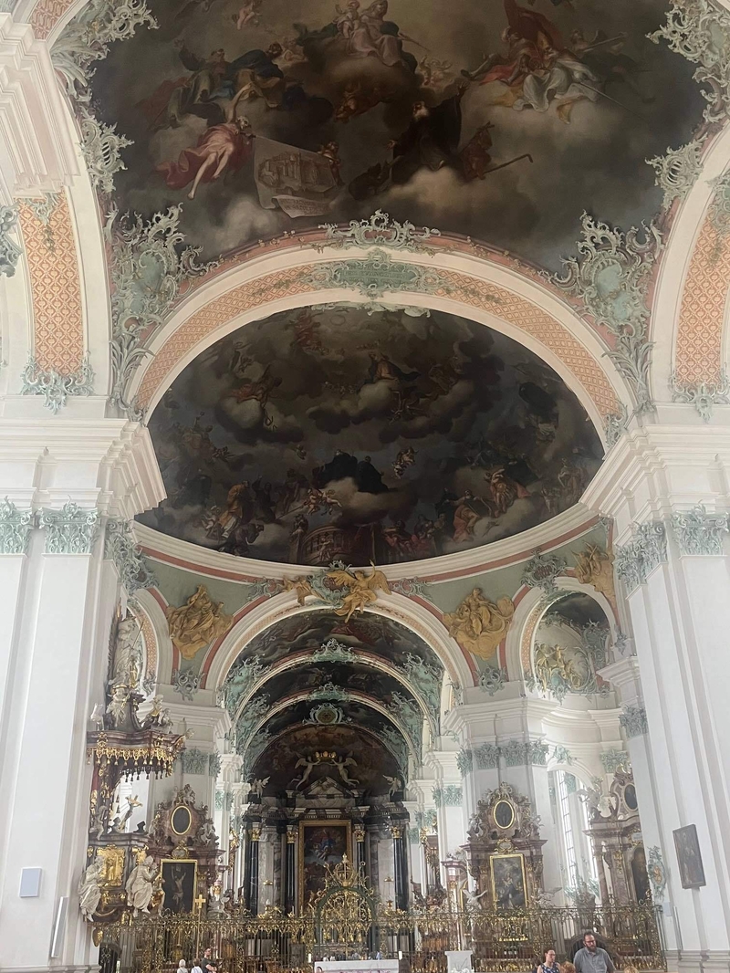 Swiss St Gallen Abbey Interior