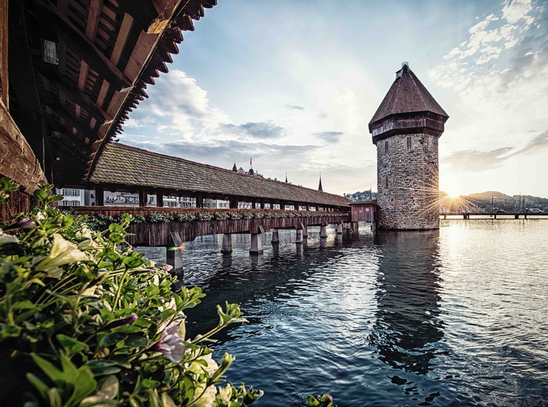 Swiss Luzern Bridge