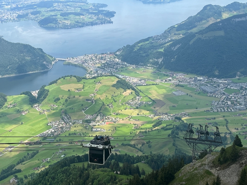 Swiss Stanserhorn Car