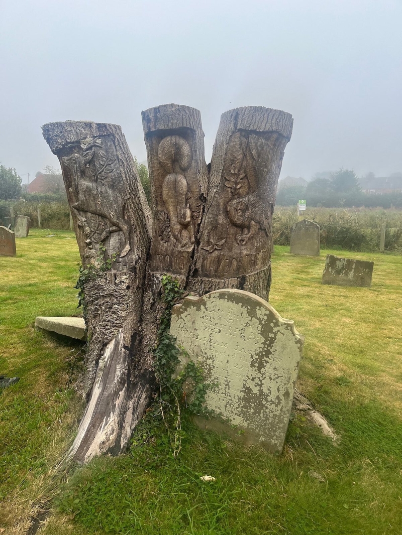 Yorks St Pats Carving