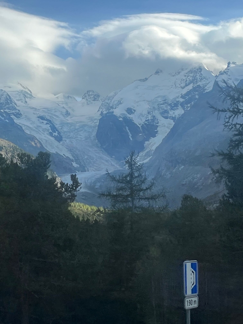Rail Morteratsch Glacier
