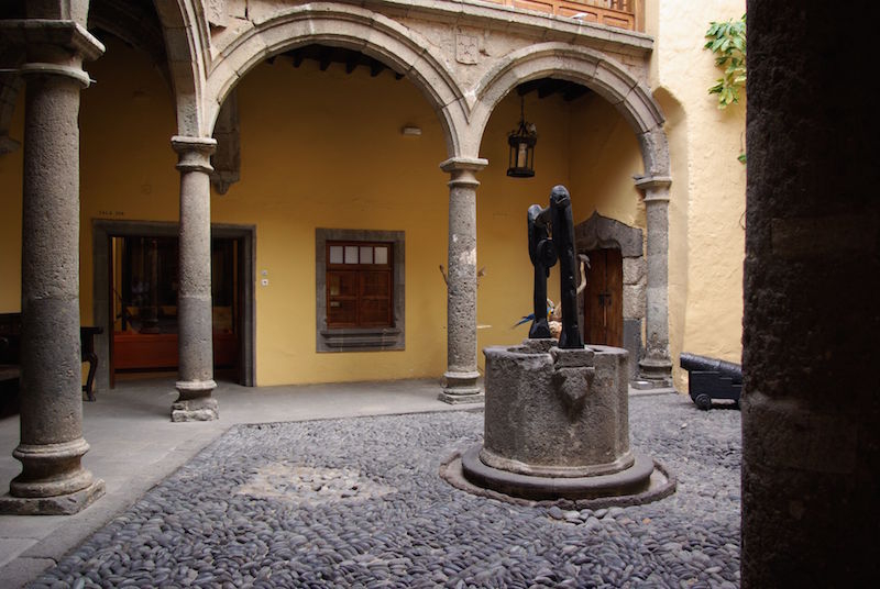 180101 Las Palmas Casa De Colon Courtyard