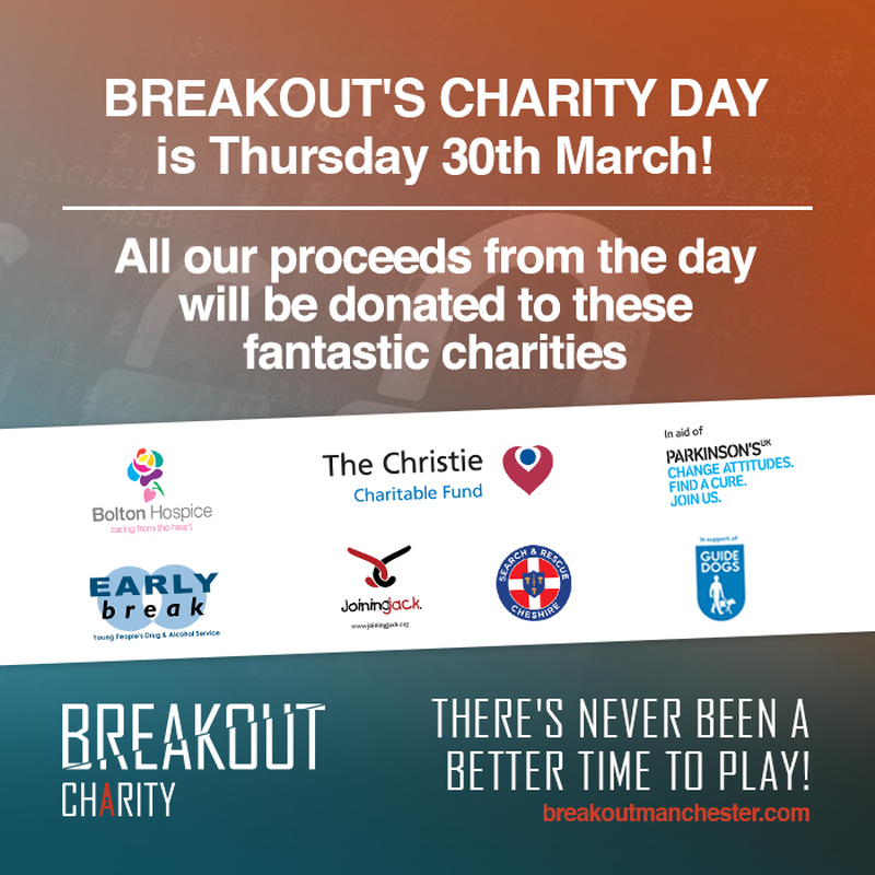 20170313 Breakout Manchester Charity Day 30Th March 2017 Graphic V2