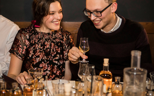 Mixed Gender Couple Laughing