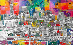 2020 03 30 Manchester Skyline Meha Art