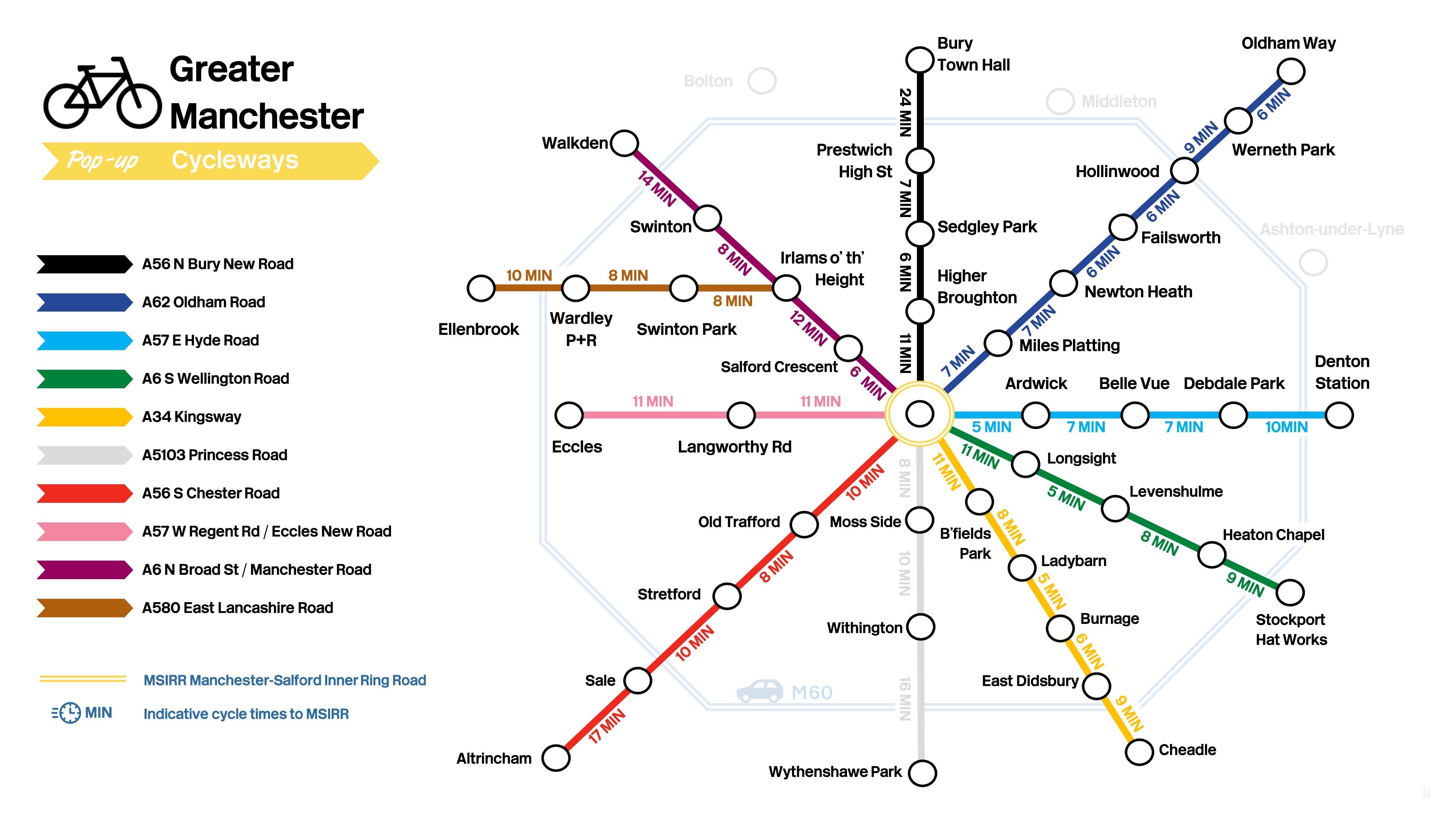 Cycle Maps Near Me This Is What Manchester's Cycling Network Could Look Like In Just Months