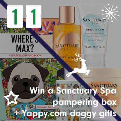 Win a Sanctuary Spa pampering box + Yappy.com doggy gifts